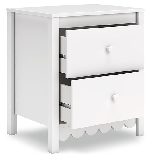 Hallityn Twin Panel Headboard with Nightstand