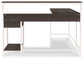 Dorrinson L-Desk with Storage