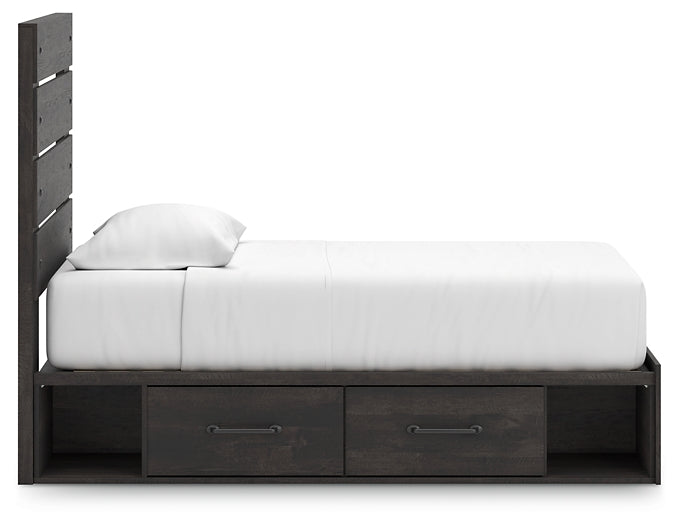 Hollivern Twin Panel Storage Bed